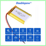 103450 3.7V 2000mAh Polymer Lithium Rechargeable Battery jst