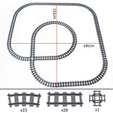 MOC Railway Track Train Tracks Straight Curved Soft