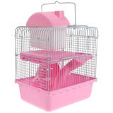 Double-layer Hamster Cage Glamping Accessories Mouse Toy Villa