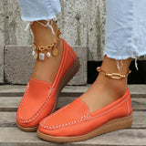 Casual Women's Shoes Women Design White Red Loafers