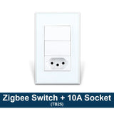 Zemismart Tuya Zigbee Smart Brazil Socket 10A 20A