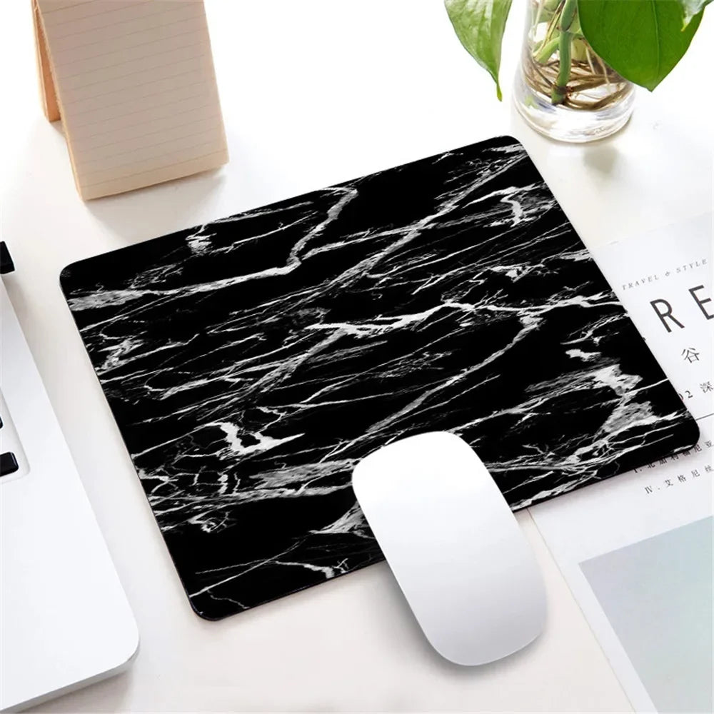 Marble Nordic Style Small Mouse Pad Computer Laptop