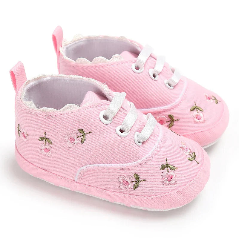 Pink Baby Shoes Princess Fashion Sneakers Infant Toddler