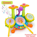 Kids Drum Set Toddlers Musical Baby Educational Instruments