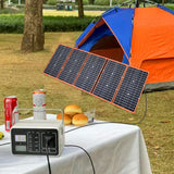 100w Foldable solar panel portable solar charger 12v