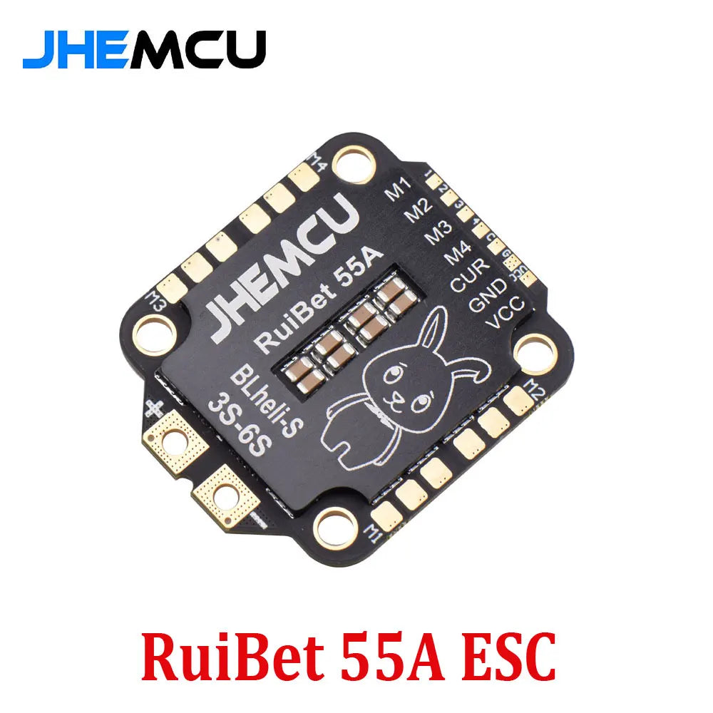 JHEMCU RuiBet 45A/55A ESC BLHELI_S Dshot600 4in1 Brushless