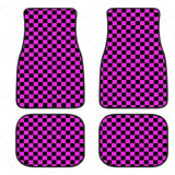 Checkerboard Car Mats Auto Parts Rubber Floor Mats