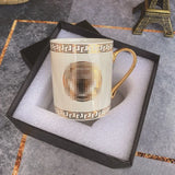 Luxury Brand Ceramic Coffee Cup Tumbler Mug Living