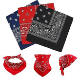 Fashion Bandana Kerchief Head Square Scarves Print Handkerchief