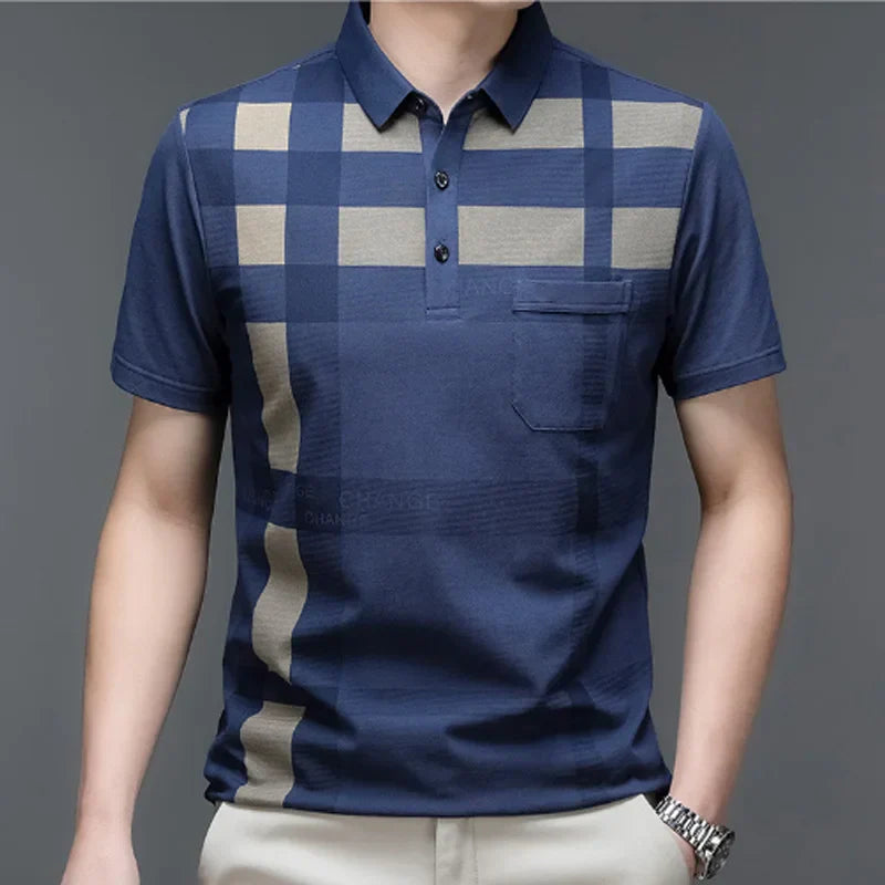 Summer new men polo shirt High quality brand
