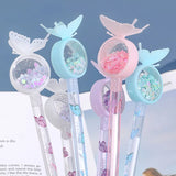 10/20/50/100pcs/set Kawaii Sequin Gel Pen Cute Butterfly Bunny