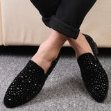 Black Spikes 2022 New Brand Mens Loafers Luxury