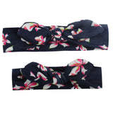 2Pcs/Set Mom & Baby Headbands Mother Newborn Turban