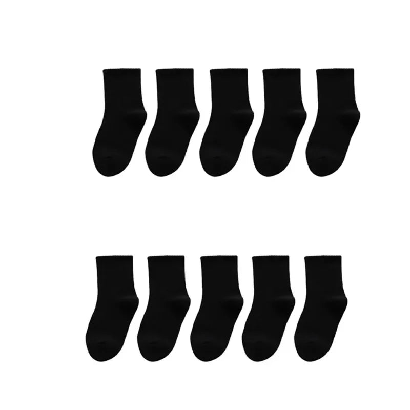 20 Pieces=10 Pairs Children Socks Spring&Autumn Cotton High