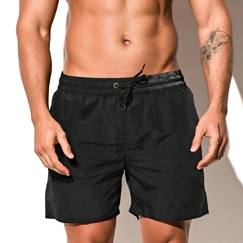 Desmiit Boardshorts Quick Dry Swimwear Men Swim Shorts