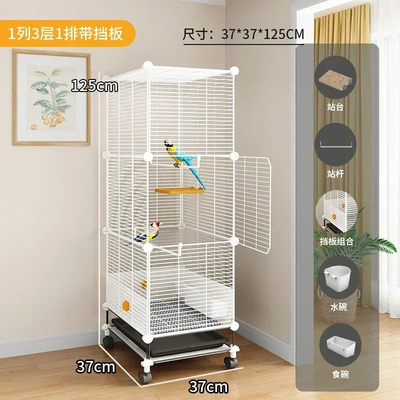 Large Parrot Stand Accessories Bird Cage Decoration Outdoor