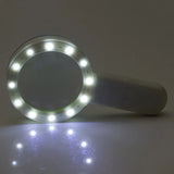 30X Handheld Magnifier Magnifying Glass with 12 LED