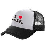 I Love MILFS Trucker Caps Men Funny Humor