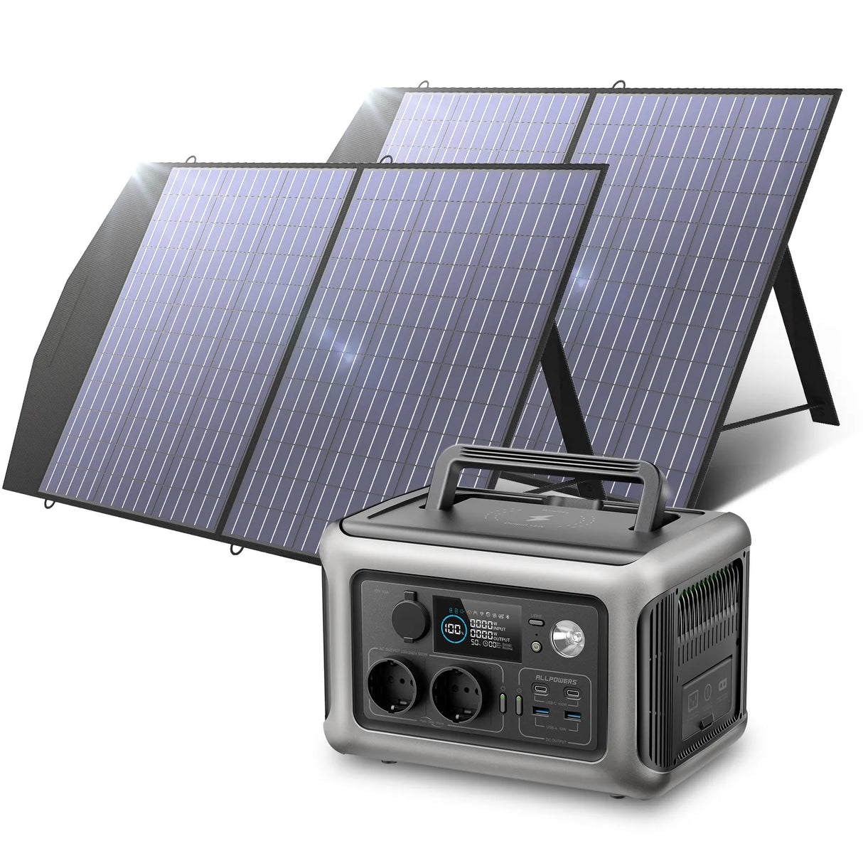 ALLPOWERS Solarpanel 100W 140W 200W Solar Energy Charger