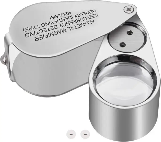 High Magnification Jewellery Magnifier Antique Appreciation Handheld