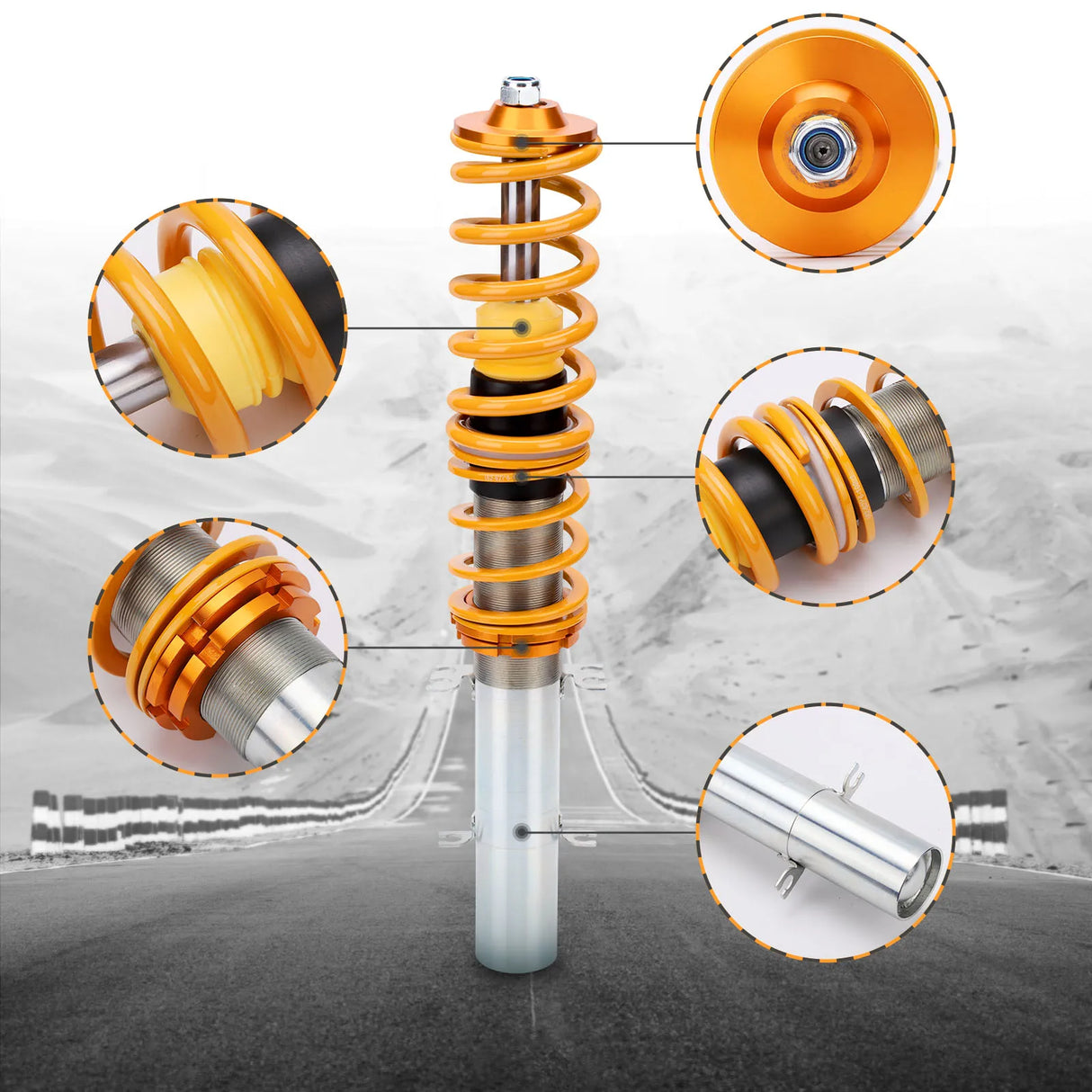 Coilover Struts For VW GOLF GTI JETTA MK4