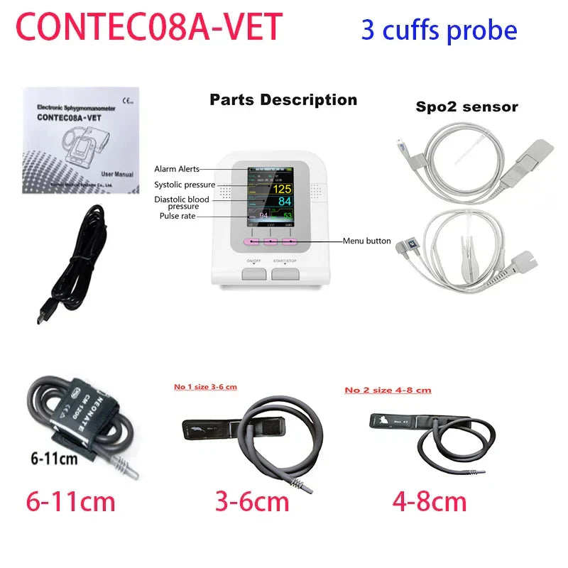 CONTEC08a Vet Animal Blood Pressure Detector