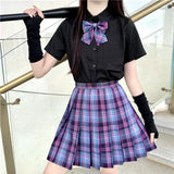 Japanese Uniform Korean School JK Uniform Shirt Plaid
