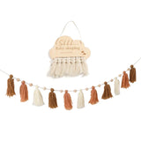 Kids Room Decoration Boho Tassel Nursery Tent Hanging Pendant Baby Newborn Photo Accessories Photography Props Newborn Gift