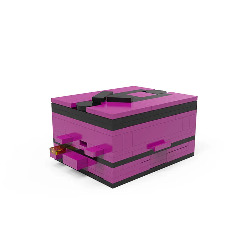 MOC Decrypt Puzzle Box Building Blocks Kit Rainbow