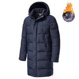 Men 2023 Winter New Plus Long Warm Thick