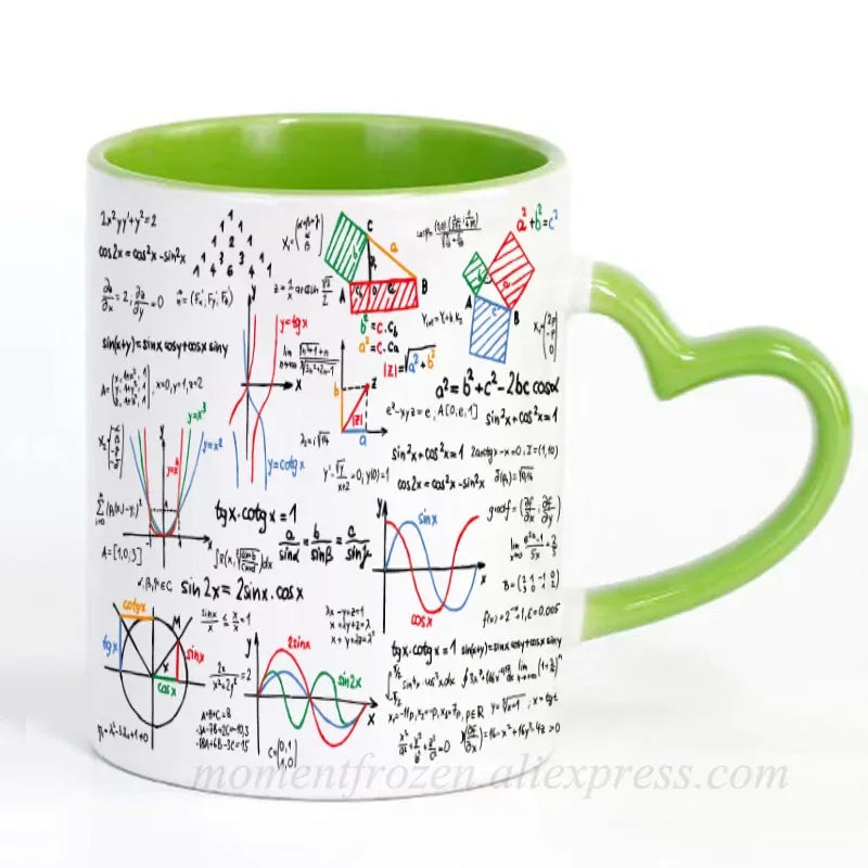 Math Teacher Mugs School Students Cups Mathematics Parabolic