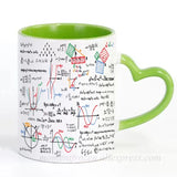Math Teacher Mugs School Students Cups Mathematics Parabolic