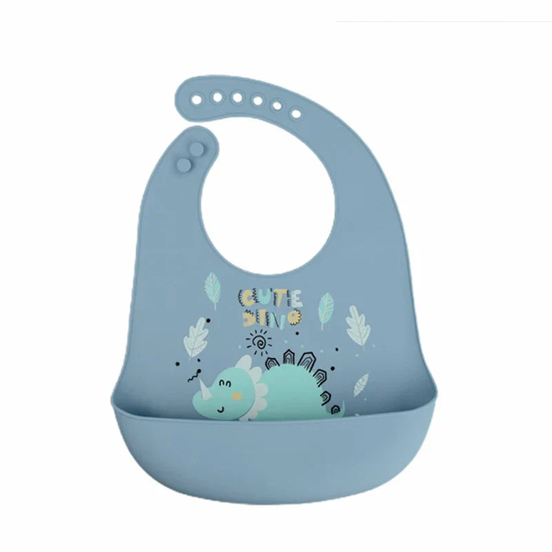 Waterproof Baby Bibs Baby Stuff Cute Cartoon Dinosaur