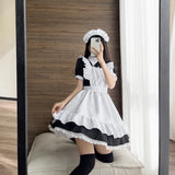 Gothic Lolita Anime Maid Cosplay Costumes Women Plus