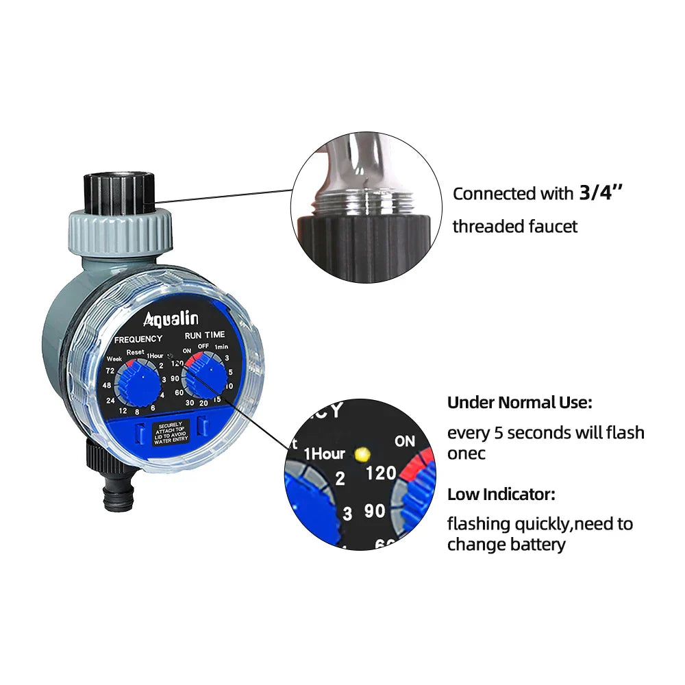 Garden Water Timer Ball Valve Automatic Electronic Watering