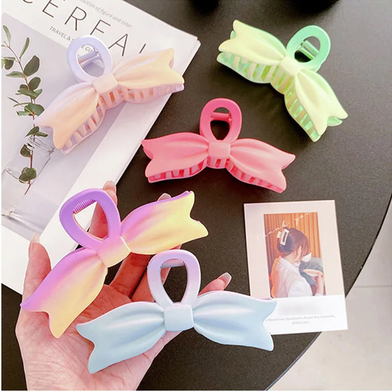 New Geometric Design 12.7CM Oversized Bow Hair Clip