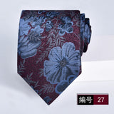 ties for men 2024 Luxury Wine Red Groom