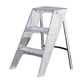 Modern Home Folding Ladder Transparent Acrylic Step Ladders