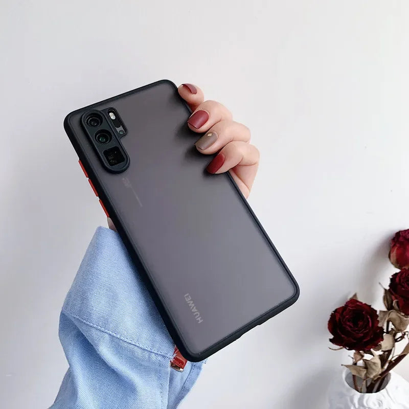 Camera Lens Protection Phone Case For Huawei P20