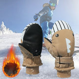 Kids Ski Gloves Cartoon Children Winter Outdoor Sport