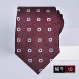 ties for men 2024 Luxury Wine Red Groom