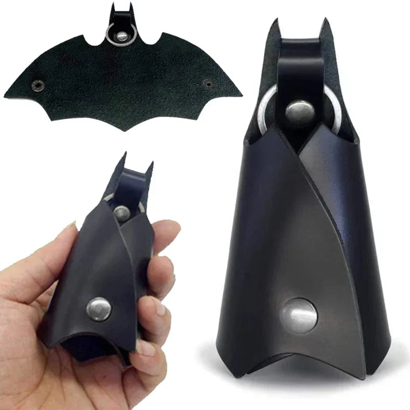 Anime Figure Batman Leather Key Chain Bruce Wayne