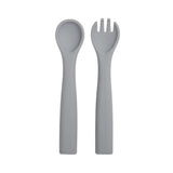 Food Grade Baby Soft Silicone Spoon Fork Set