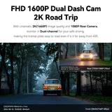 DDPAI Mola N3 Pro Dash Camera Driving Vehicle
