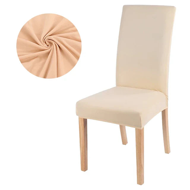 Elastic solid color Chair Cover Home Spandex Stretch