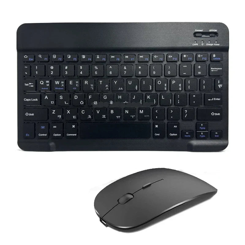 Spanish French Bluetooth Wireless Keyboard Azerty Russian Korean
