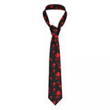 Mens Tie Classic Skinny Haloween Scary Skull Neckties