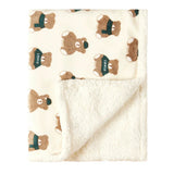Winter Baby Blanket Fleece Warm Quilt Newborn Bedding