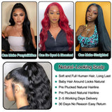 HD Transparent 360 Lace Frontal Wig 13x6 Body