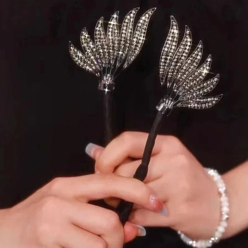 Chinese Style Hair Twister Crystal Wings Women Curler